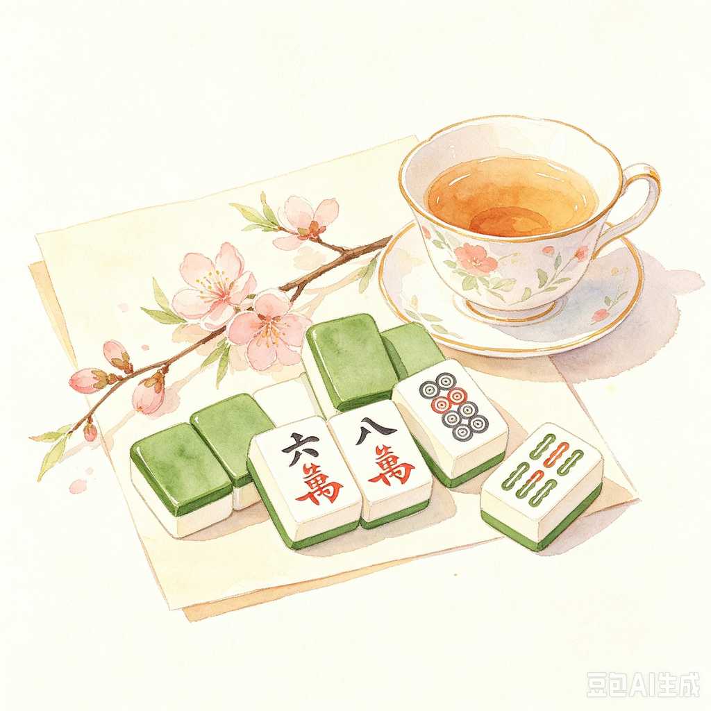 unique decoration mahjong tiles