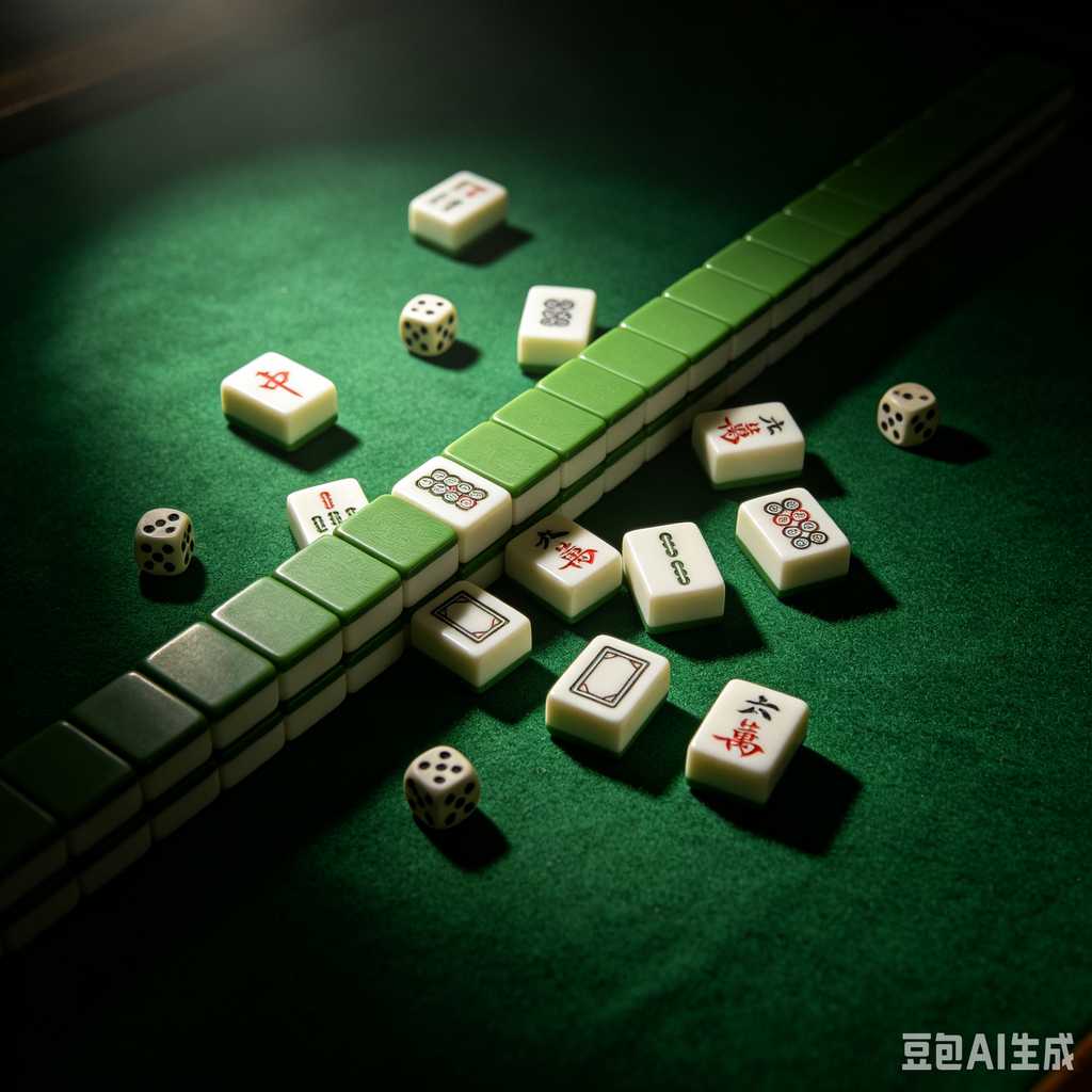glossy mahjong tiles