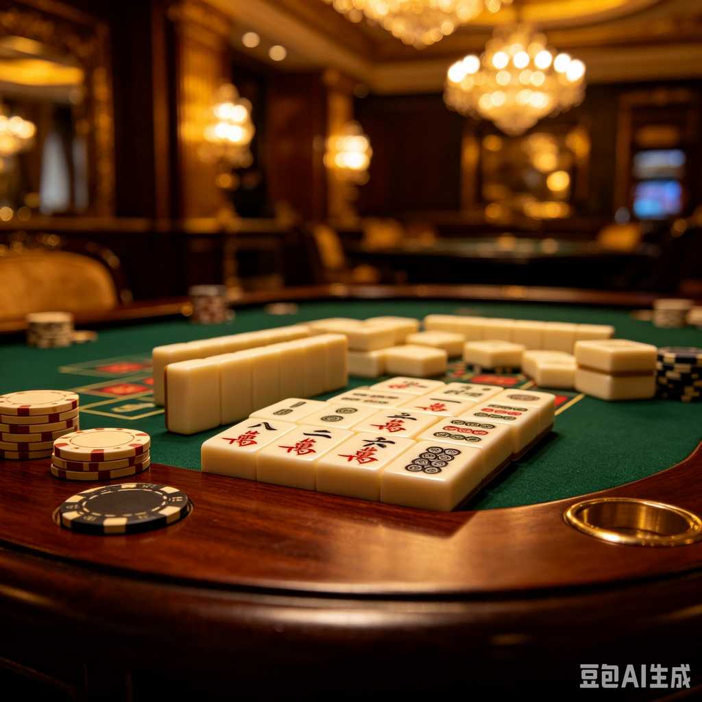 simulated ivory mahjong set